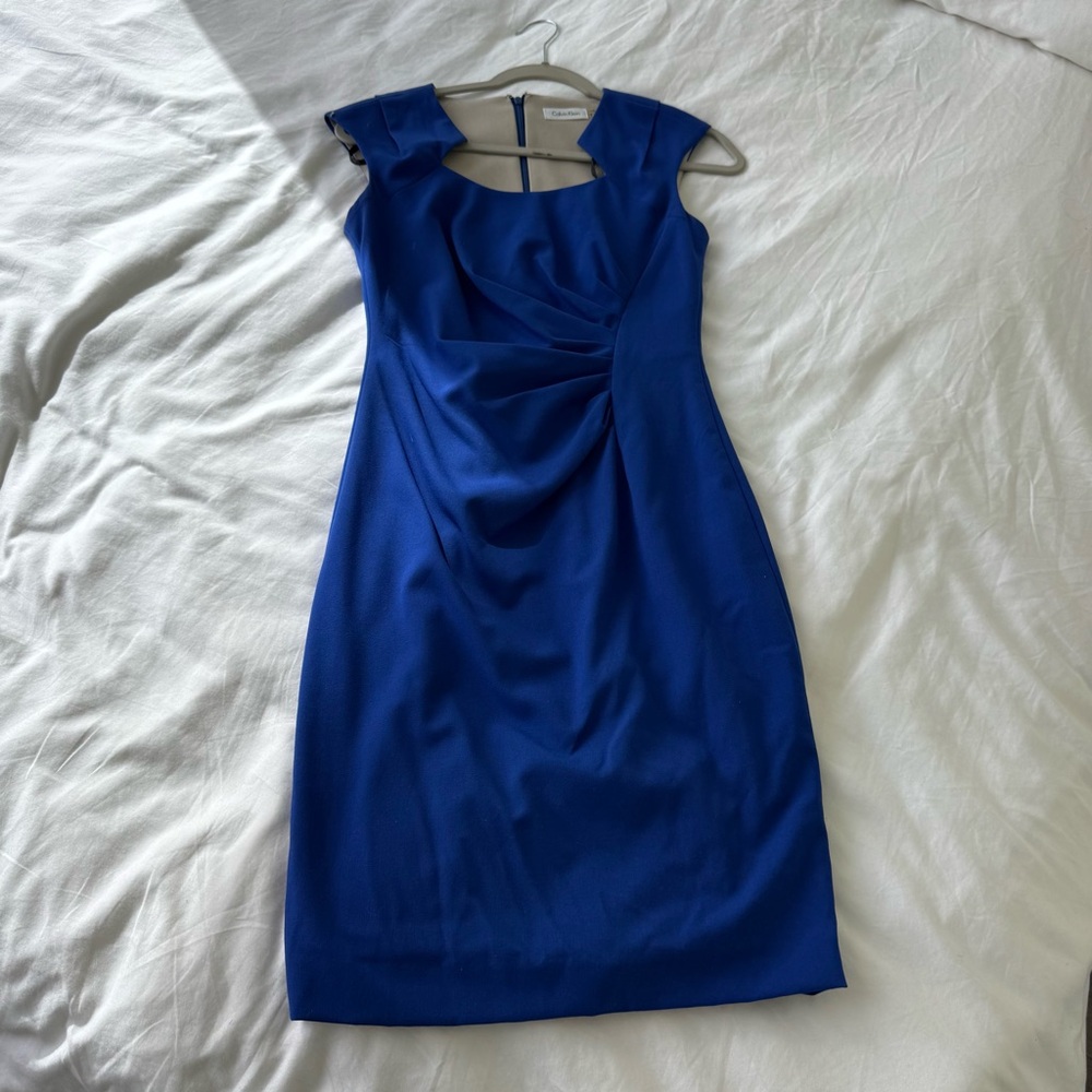 Calvin Klein Royal Blue Dress